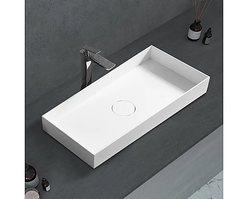 Раковина-чаша Abber Stein 80 AS2622 Белая матовая