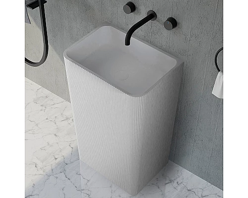 Раковина Abber Stein 50 AS2505-H Белая матовая