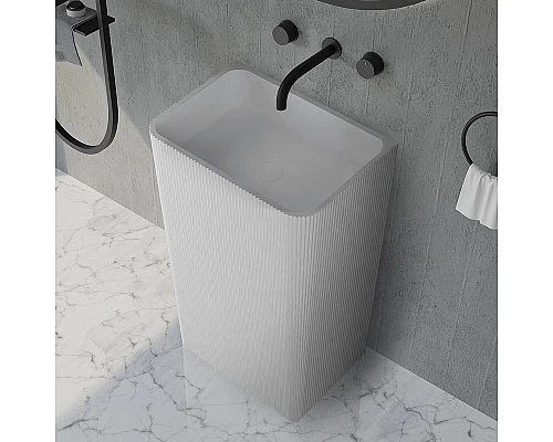 Раковина Abber Stein 50 AS2505-H Белая матовая