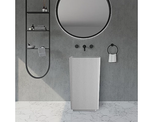 Раковина Abber Stein 50 AS2505-H Белая матовая