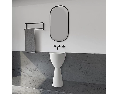 Раковина Abber Stein 45 AS2507 Белая матовая