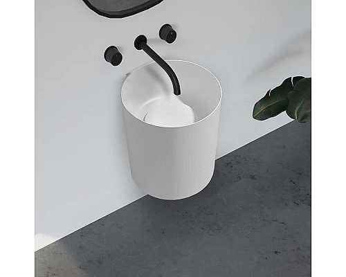 Раковина Abber Stein 42 AS2624 Белая матовая