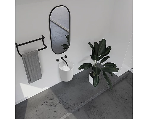 Раковина Abber Stein 42 AS2624 Белая матовая