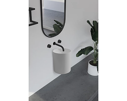 Раковина Abber Stein 42 AS2624 Белая матовая