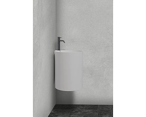 Раковина Abber Stein 42 AS2625 угловая Белая матовая