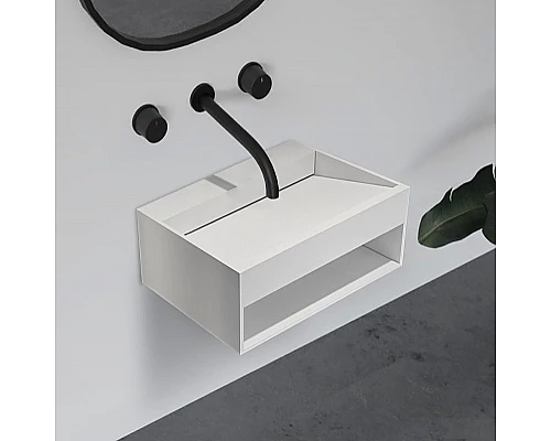 Раковина Abber Stein 80 AS2645-0.8 Белая матовая