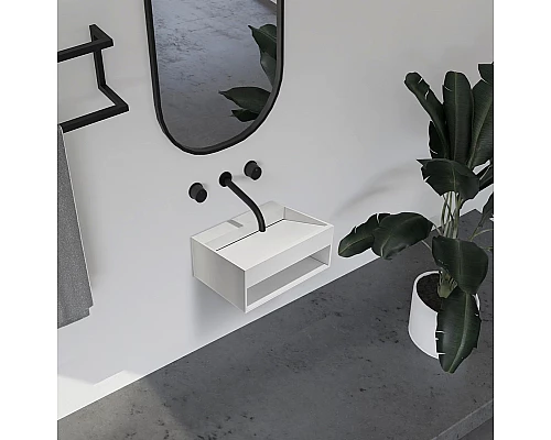 Раковина Abber Stein 80 AS2645-0.8 Белая матовая