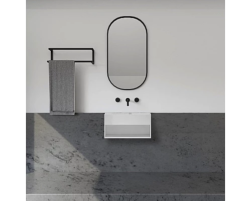 Раковина Abber Stein 80 AS2645-0.8 Белая матовая