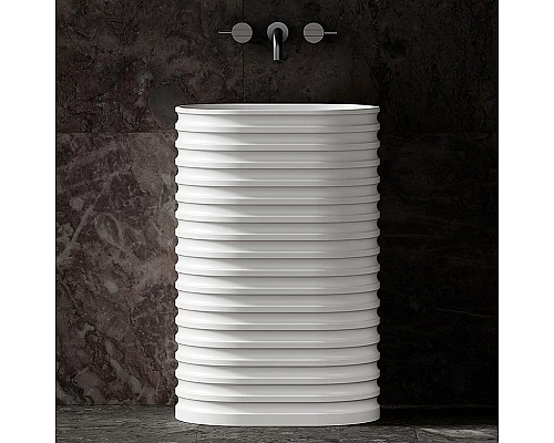 Раковина Abber Stein 58 AS2550 Белая матовая