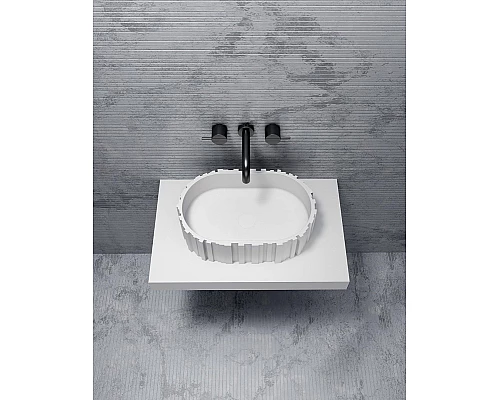 Раковина-чаша Abber Stein 56 AS2655 Белая матовая