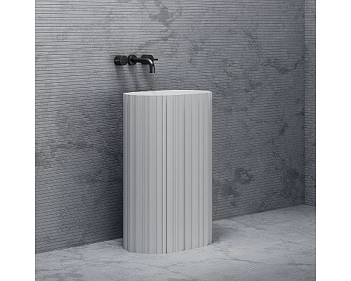 Раковина Abber Stein 58 AS2551-H Белая матовая