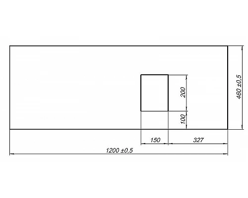 Приобрести Столешница под раковину Allen Brau Infinity 120 R 1.21014.B-S Бежевый структ в магазине сантехники Santeh-Crystal.ru