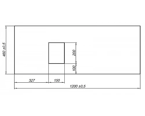 Заказать Столешница под раковину Allen Brau Infinity 120 L 1.21015.B Бежевая в магазине сантехники Santeh-Crystal.ru