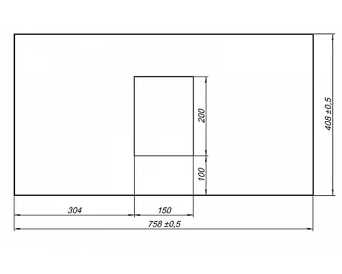 Заказать Столешница под раковину Allen Brau Priority 80 1.31010.B Бежевая в магазине сантехники Santeh-Crystal.ru