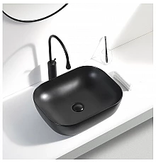 Раковина-чаша Aquanet Lake-1-MB 50 245829 Черная матовая