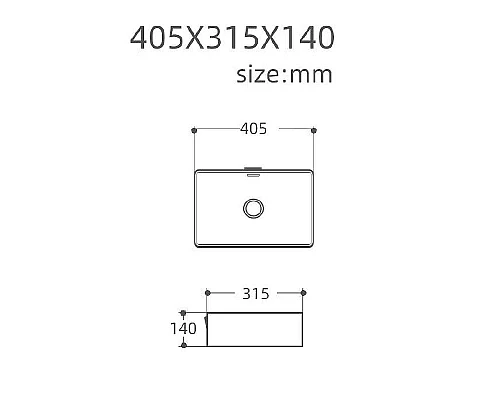 Купить Раковина-чаша Aquanet Perfect-1-MB 40.5 273678 Черная матовая в магазине сантехники Santeh-Crystal.ru