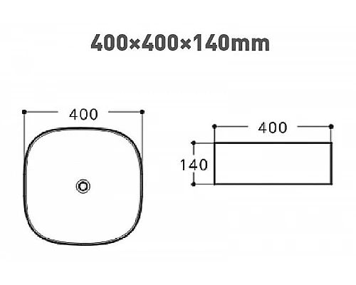 Приобрести Раковина-чаша Aquanet Trend-1 40 273683 Белая в магазине сантехники Santeh-Crystal.ru