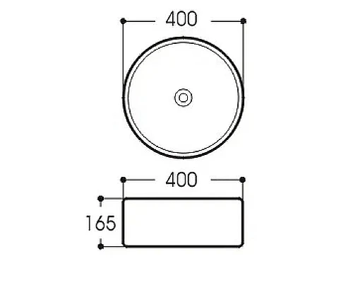 Приобрести Раковина-чаша Aquatek 40 AQ5118-00 Белая в магазине сантехники Santeh-Crystal.ru