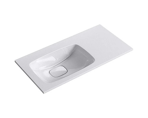 Приобрести Раковина Aqwella Malaga 90 Mal.09.04.D-L Белая в магазине сантехники Santeh-Crystal.ru