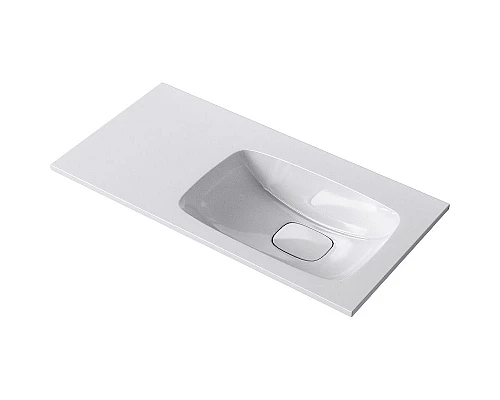 Приобрести Раковина Aqwella Malaga 90 Mal.09.04.D-R Белая в магазине сантехники Santeh-Crystal.ru