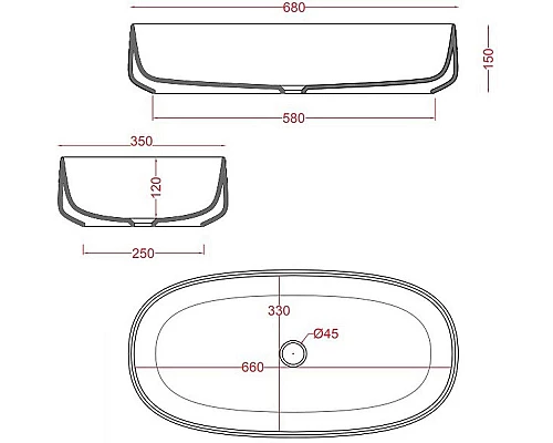 Заказать Раковина-чаша Artceram Cognac 68 COL005 12 00 Giallo zinco в магазине сантехники Santeh-Crystal.ru