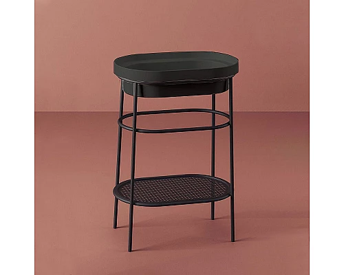 Приобрести Раковина Artceram Fuori 60 TFL033 17 00 Черная матовая в магазине сантехники Santeh-Crystal.ru