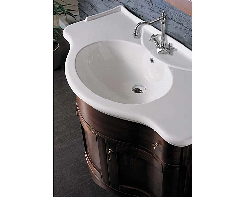 Купить Раковина Azzurra Giunone 110 GIU200110/ALZA bix1 Белая в магазине сантехники Santeh-Crystal.ru