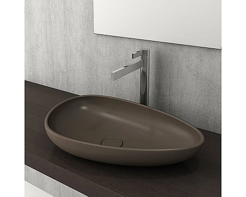 Купить Раковина-чаша Bocchi Etna 58 1114-025-0125 Кофейная матовая в магазине сантехники Santeh-Crystal.ru