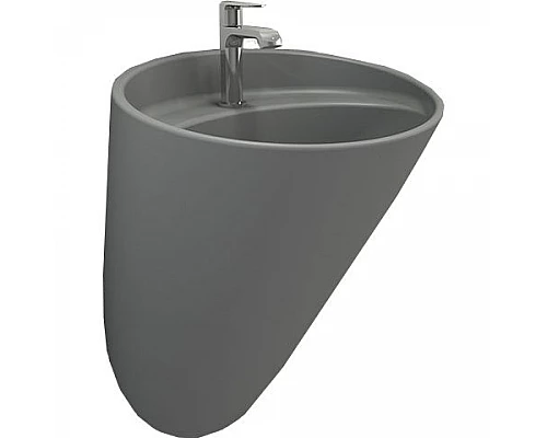 Приобрести Раковина Bocchi Venezia 55 1083 Серая матовая в магазине сантехники Santeh-Crystal.ru