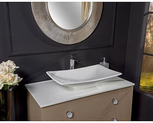 Приобрести Столешница под раковину Boheme Armadi Art NeoArt 100 851-100 Белая в магазине сантехники Santeh-Crystal.ru