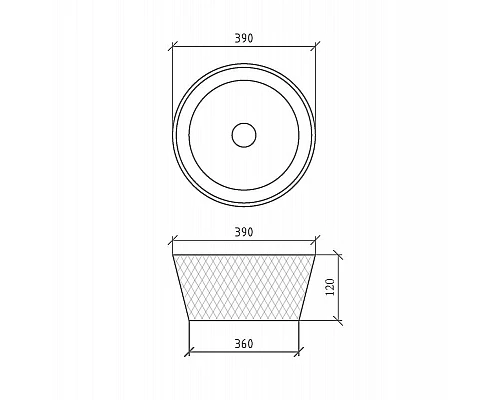 Заказать Раковина-чаша Boheme Monaco 39 817-R Рубин в магазине сантехники Santeh-Crystal.ru