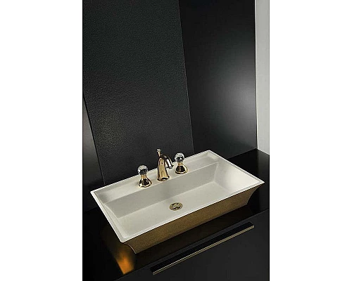 Купить Раковина Boheme NeoArt Neoart 67 803 Золото Белая в магазине сантехники Santeh-Crystal.ru