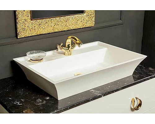 Приобрести Раковина Boheme NeoArt 67 811-m Белая матовая в магазине сантехники Santeh-Crystal.ru