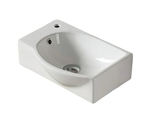 Заказать Раковина CeramaLux 40 78404R Белая в магазине сантехники Santeh-Crystal.ru