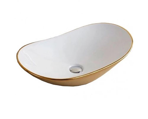 Купить Раковина CeramaLux 61 7811AJW Золотая в магазине сантехники Santeh-Crystal.ru