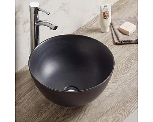 Заказать Раковина CeramaLux 41 104MB Черная в магазине сантехники Santeh-Crystal.ru