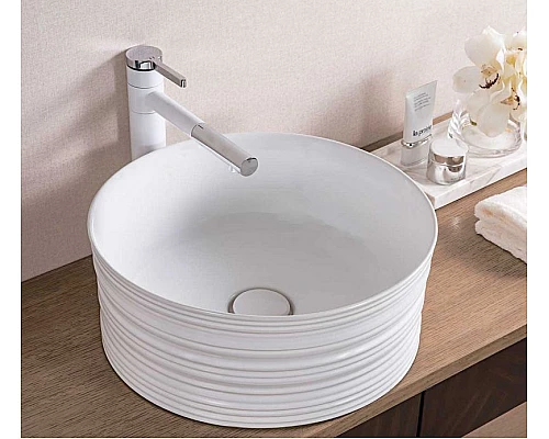 Приобрести Раковина-чаша CeramaLux 41 W1532(78420) Белая в магазине сантехники Santeh-Crystal.ru