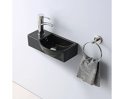 Заказать Раковина CeramaLux 40 7947ARMB Черная в магазине сантехники Santeh-Crystal.ru