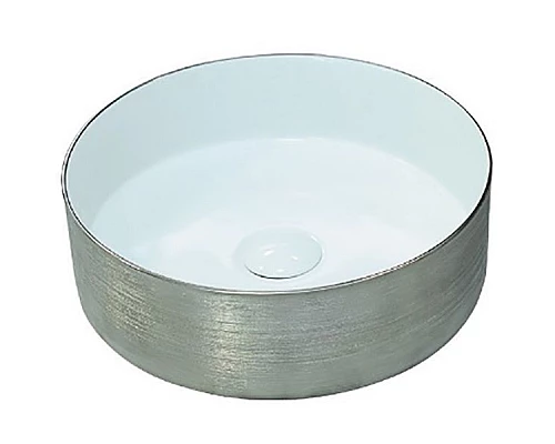 Заказать Раковина-чаша CeramaLux 36 C1054-1 Серебряная в магазине сантехники Santeh-Crystal.ru