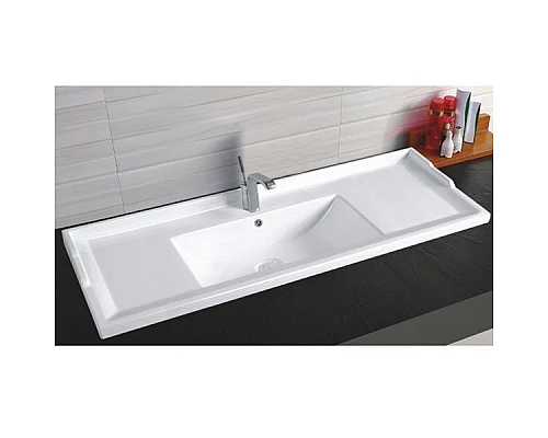 Купить Раковина CeramaLux 100 NYJ840-100 Белая в магазине сантехники Santeh-Crystal.ru