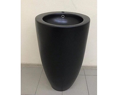 Купить Раковина CeramaLux 50 B133MB Черная матовая в магазине сантехники Santeh-Crystal.ru