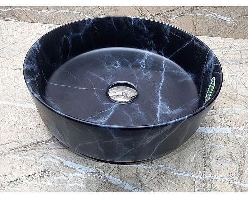 Купить Раковина-чаша CeramaLux 35 C1107 Черная в магазине сантехники Santeh-Crystal.ru