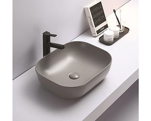 Купить Раковина-чаша CeramaLux 50 78104MH-5 Светло-серая в магазине сантехники Santeh-Crystal.ru