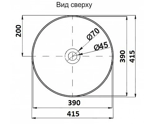 Приобрести Раковина-чаша CeramaLux 41 104MC-1 Капучино в магазине сантехники Santeh-Crystal.ru