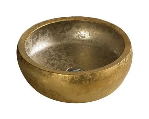 Заказать Раковина-чаша CeramaLux 41 J2023 Золотая матовая в магазине сантехники Santeh-Crystal.ru