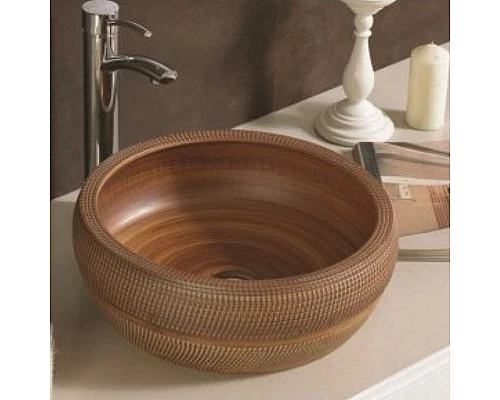 Купить Раковина-чаша CeramaLux 42 J2055 Коричневая в магазине сантехники Santeh-Crystal.ru