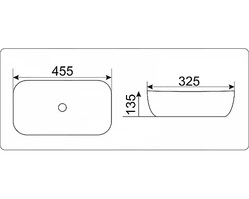 Заказать Раковина-чаша CeramaLux 46 D1333H009 Серебро в магазине сантехники Santeh-Crystal.ru