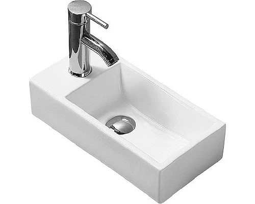 Купить Раковина CeramaLux 40 9048DR Белая в магазине сантехники Santeh-Crystal.ru