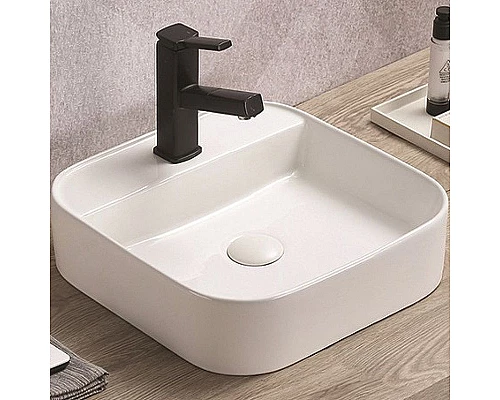 Заказать Раковина CeramaLux 40 78574 Белая глянцевая в магазине сантехники Santeh-Crystal.ru