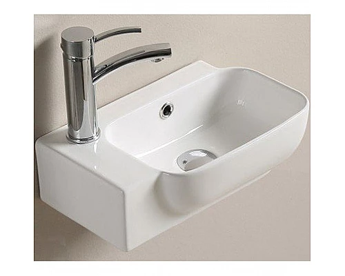 Приобрести Раковина CeramaLux 40 78580R Белая глянцевая в магазине сантехники Santeh-Crystal.ru